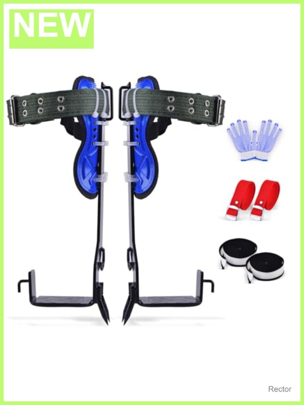Tree Climbing Kit, Anti-Slip Steel Spurs for Climbing, Hunting, Fruit Picking